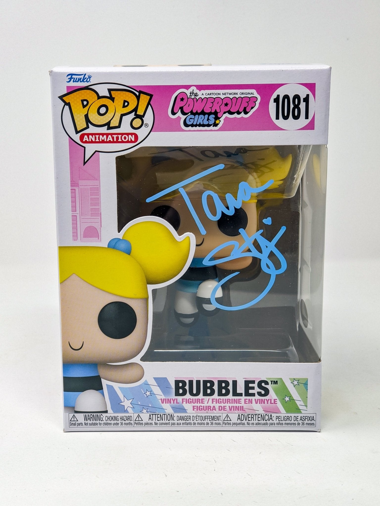 Tara Strong Powerpuff Girls Bubbles #1081 Signed Funko Pop JSA Certified Autograph GalaxyCon