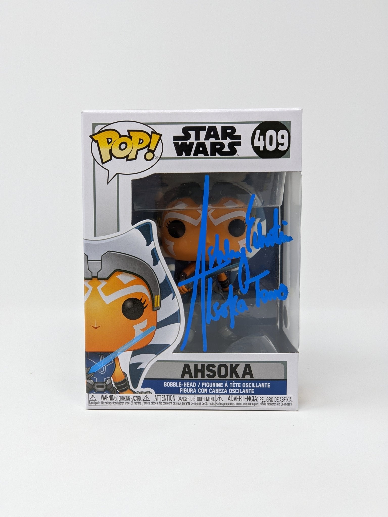 Ashley Eckstein Star Wars Ahsoka #409 Signed Funko Pop JSA Certified A