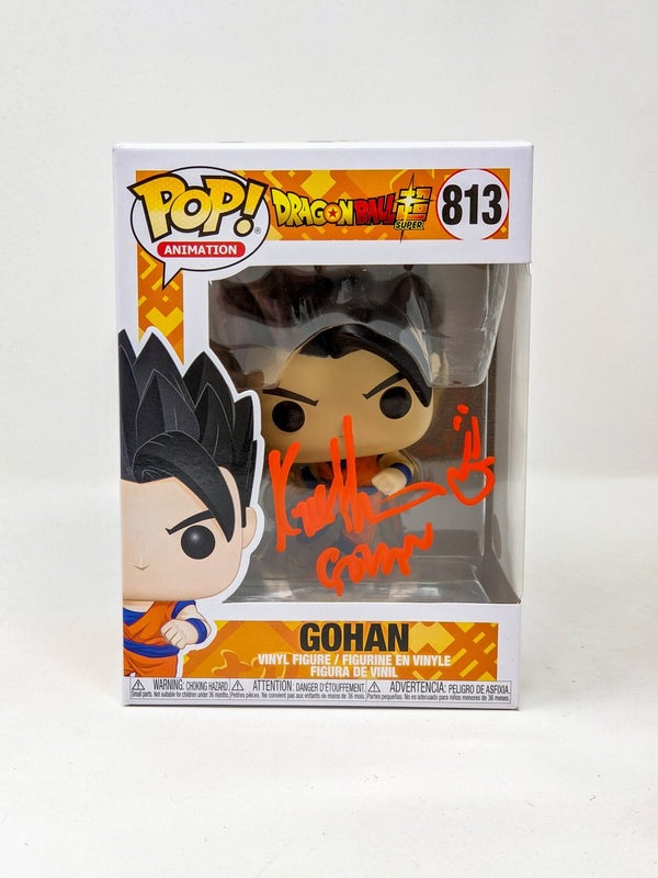 Kyle Hebert Dragon Ball Super Gohan #813 Signed Funko Pop JSA Certified Autograph