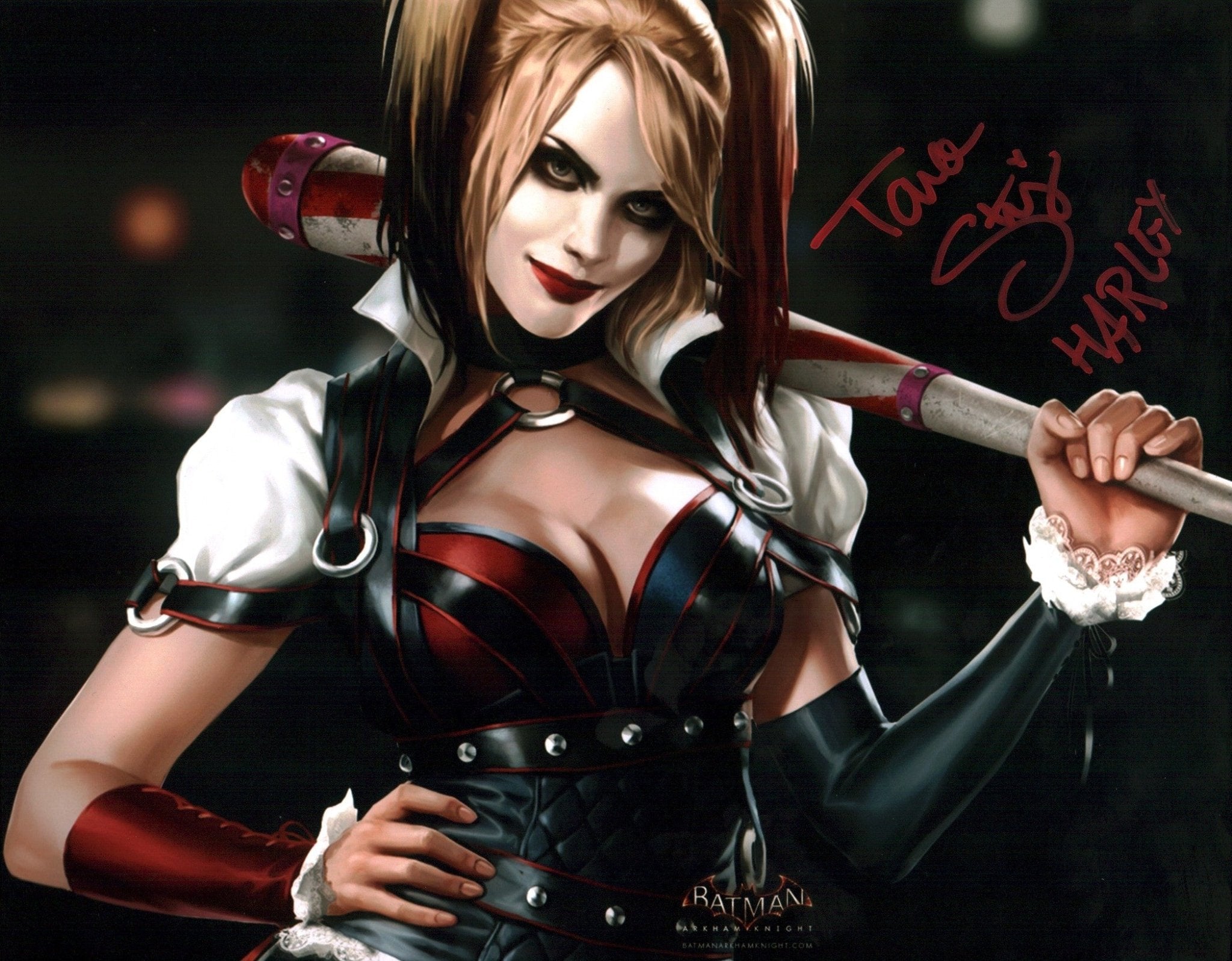 Tara Strong Batman Arkham Knight 11x14 Signed Photo Poster JSA Certified Autograph