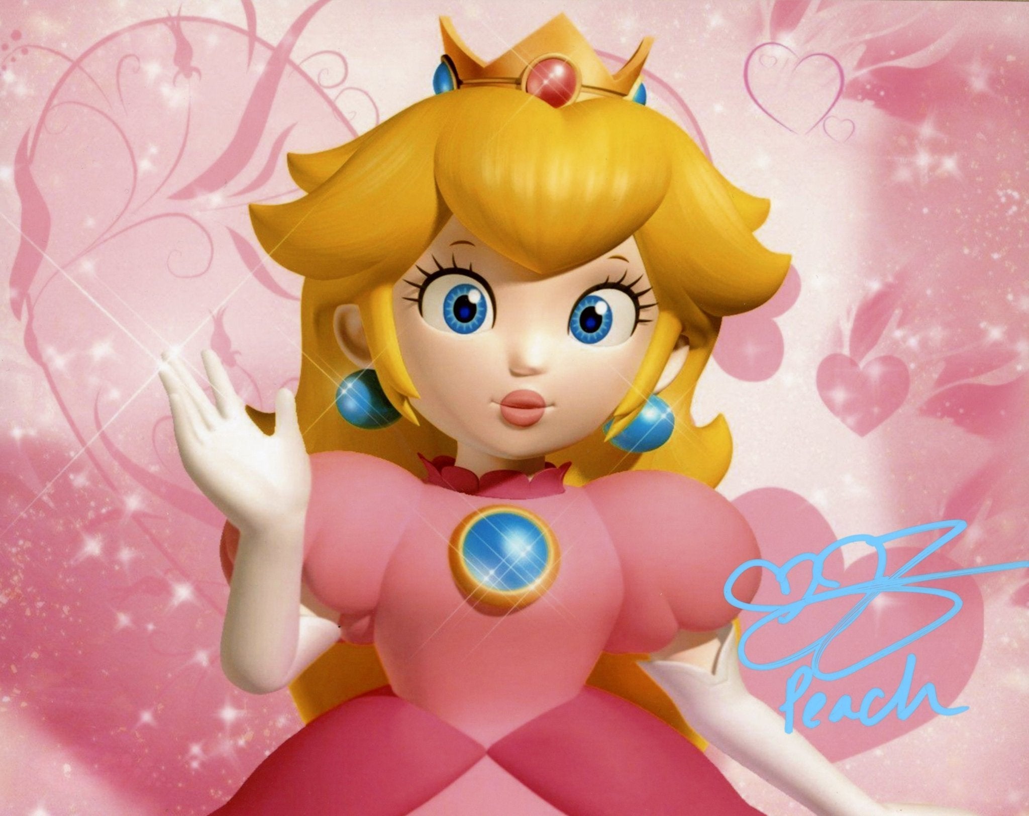 Jen Taylor Super Mario 8x10 Photo Signed JSA Certified Autograph