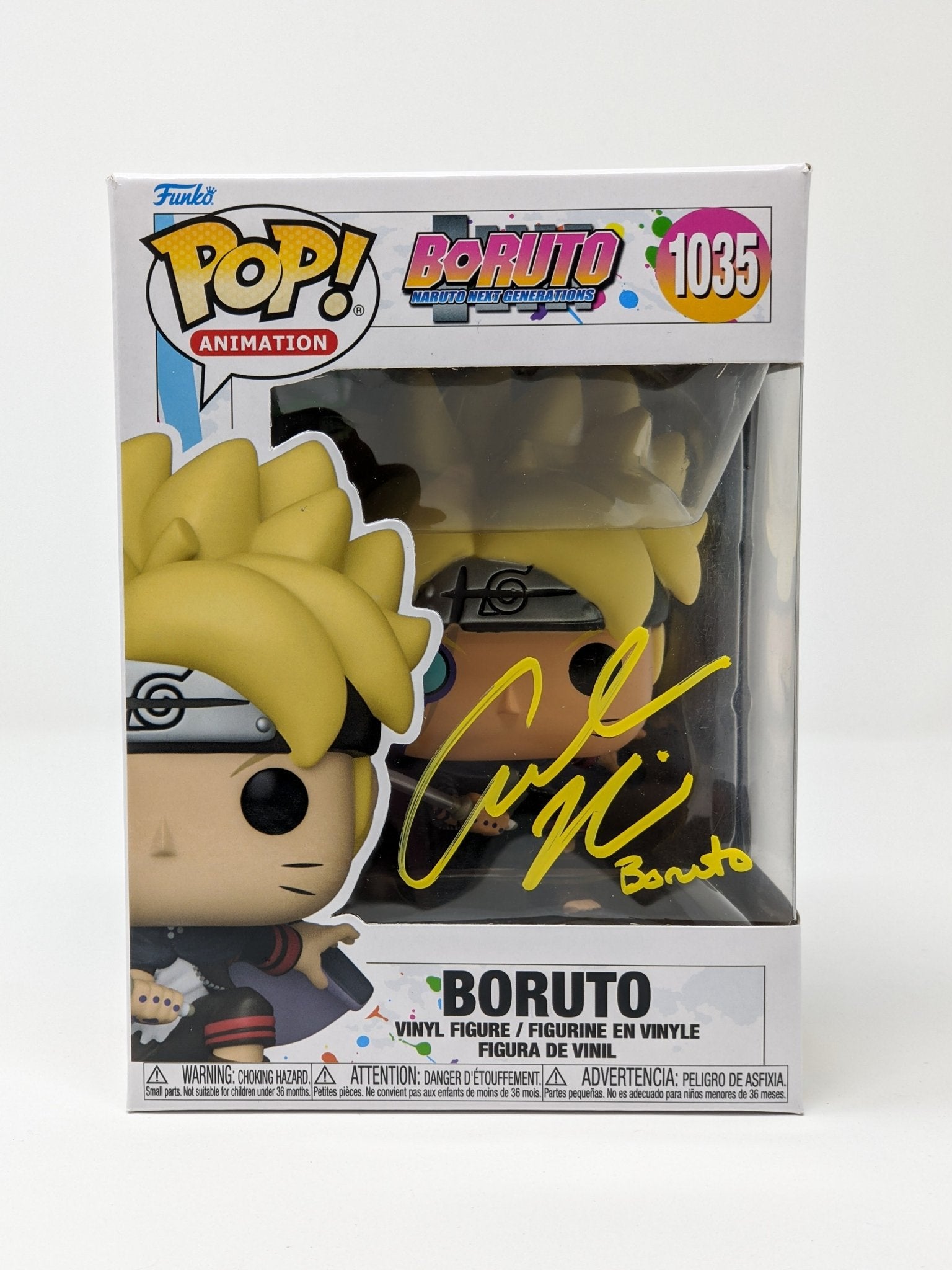 Amanda C. Miller Boruto Uzamki #1035 Signed Funko Pop JSA Certified Autograph GalaxyCon
