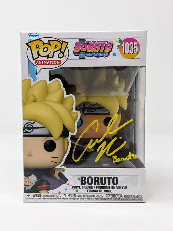 Amanda C. Miller Boruto Uzamki #1035 Signed Funko Pop JSA Certified Autograph GalaxyCon