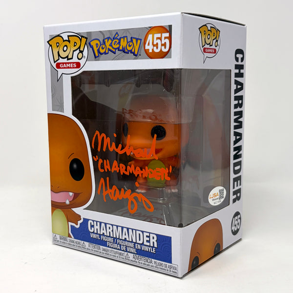 Michael Haigney Pokemon Charmander #455 Signed Funko Pop JSA Certified Autograph