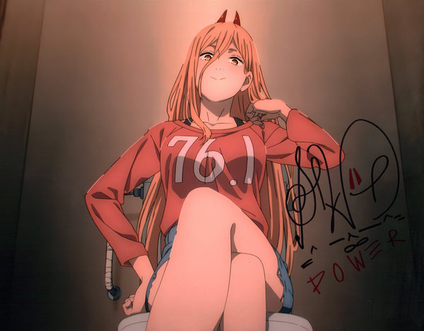 Sarah Wiedenheft Chainsaw Man 11x14 Signed Photo JSA Certified Autograph GalaxyCon