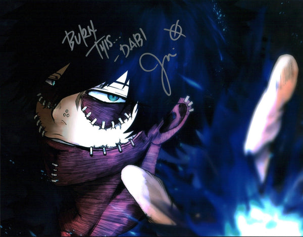 Jason Liebrecht My Hero Academia 11x14 Signed Photo JSA Certified Autograph