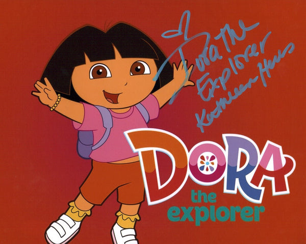 Kathleen Herles Dora The Explorer 8x10 Signed Photo JSA Certified Autograph