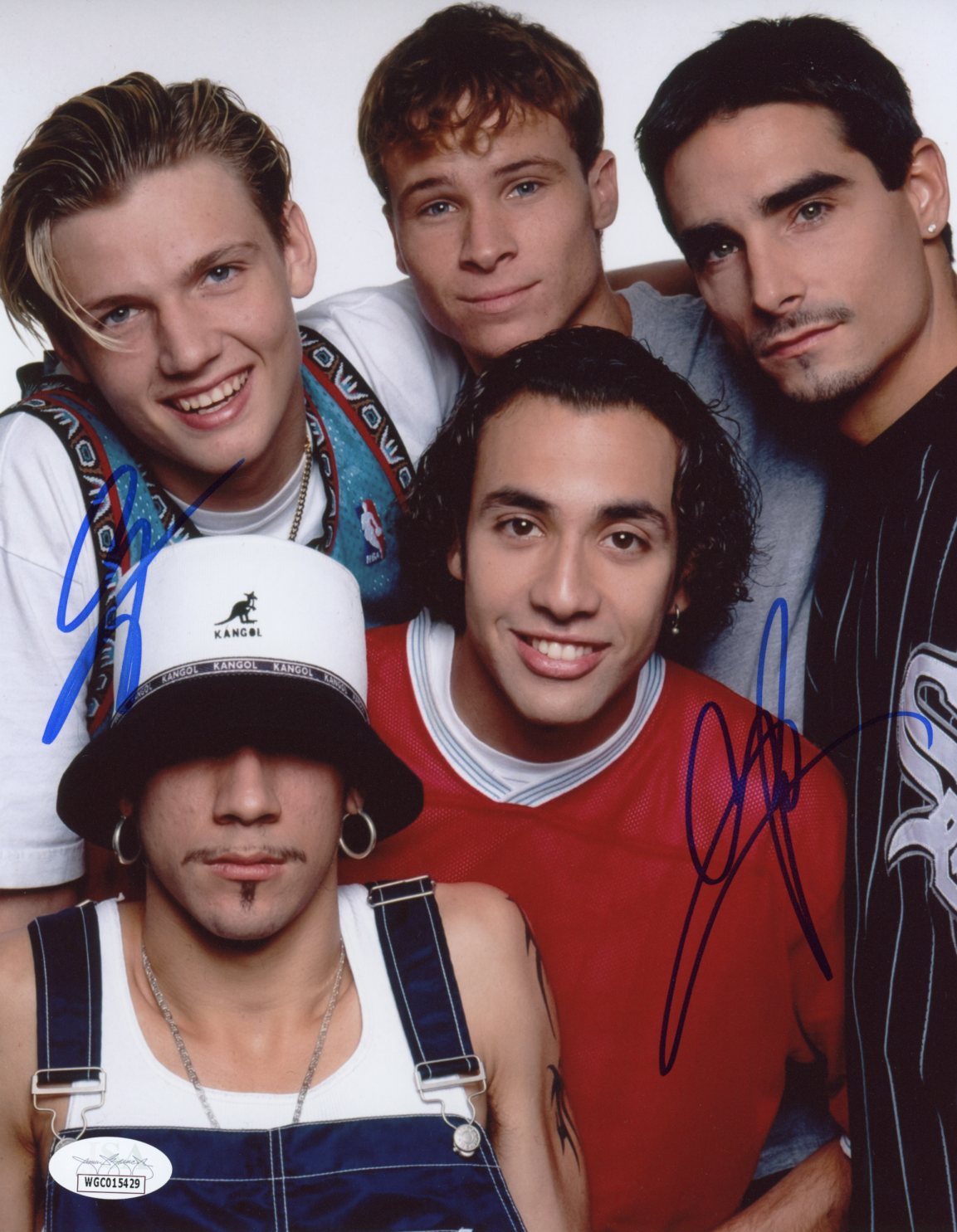 Backstreet Boys 8x10 Photo Cast x2 Signed Carter, McLean JSA Certified Autograph