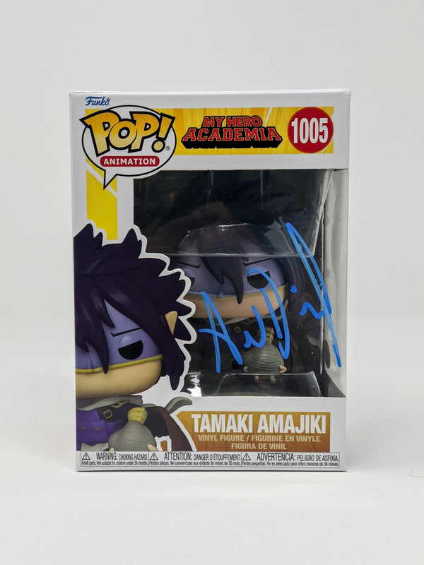 Aaron Dismuke My Hero Academia TAMAKI AMAJIKI #1005 Signed Funko Pop JSA  Certified Autograph GalaxyCon