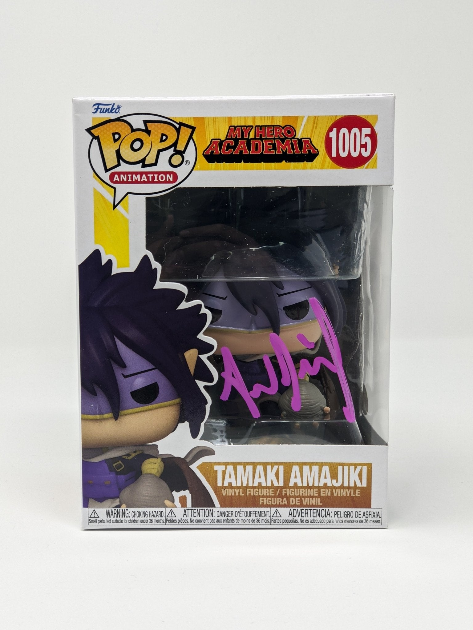 Aaron Dismuke My Hero Academia TAMAKI AMAJIKI #1005 Signed Funko Pop JSA  Certified Autograph GalaxyCon