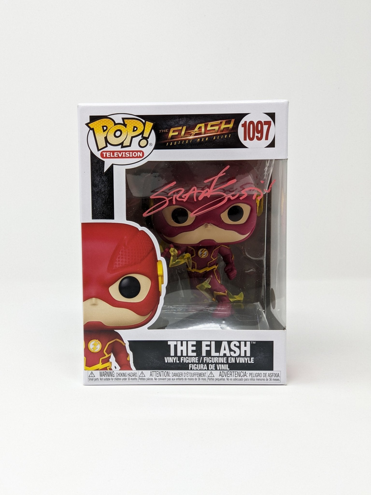 Grant Gustin DC The Flash #1097 Signed Funko Pop JSA Certified Autograph GalaxyCon