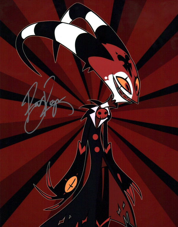 Brandon Rogers Blitzo Helluva Boss 11x14 Photo Poster Signed JSA Certified Autograph