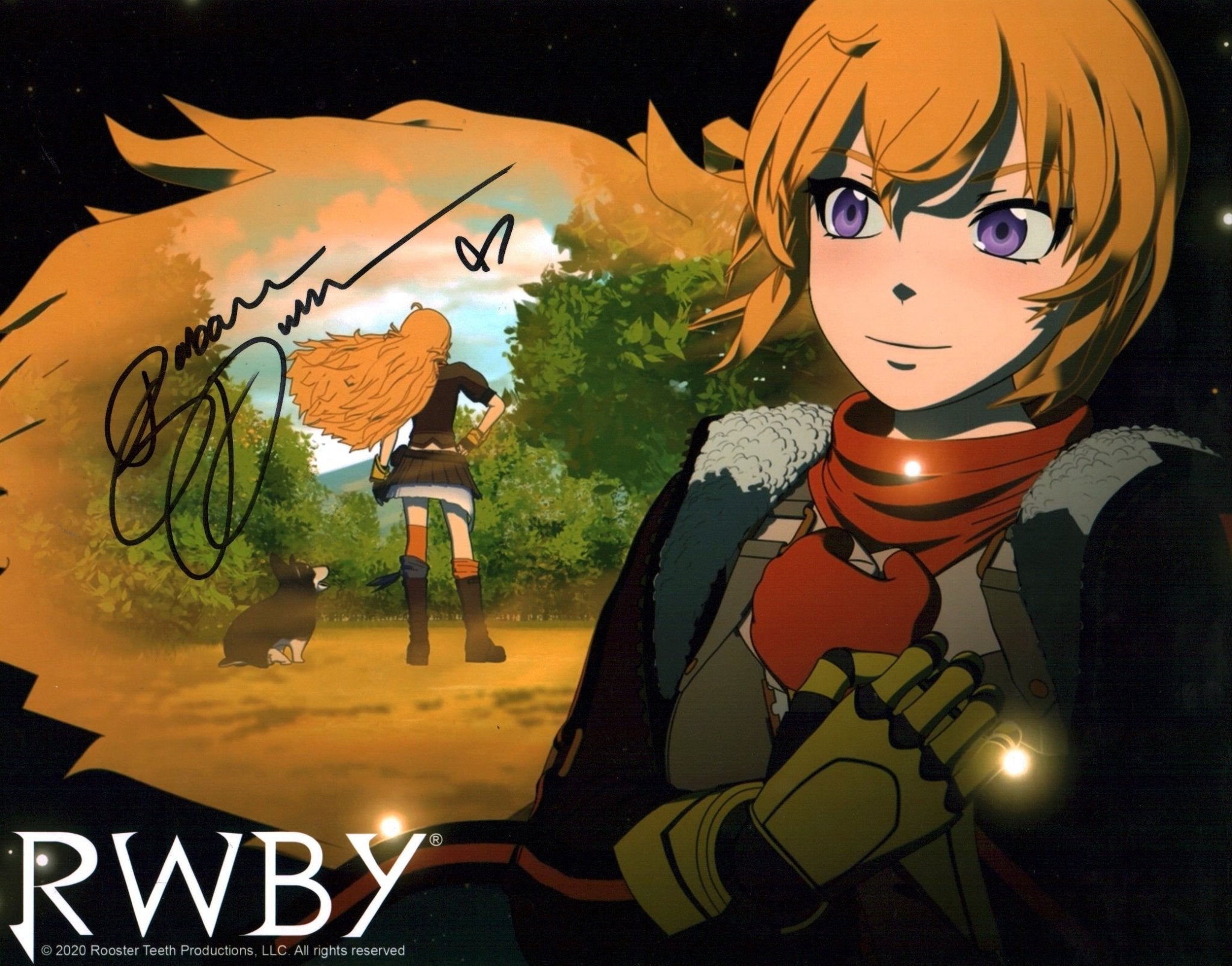 Barbara Dunkelman RWBY 11x14 Photo Signed Autograph JSA Certified GalaxyCon
