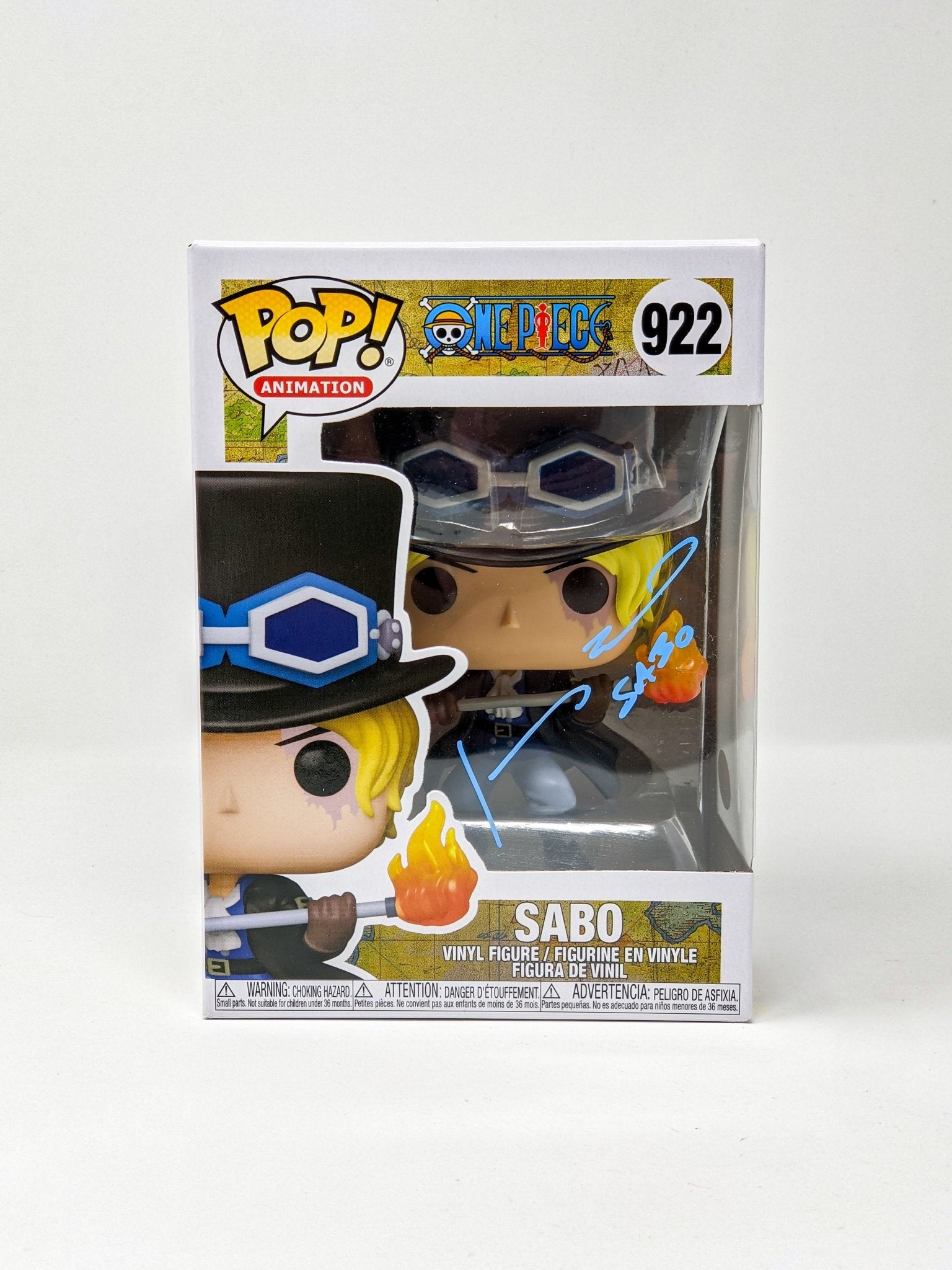 Johnny Yong Bosch One Piece Sabo #922 Signed Funko POP JSA Certified Autograph