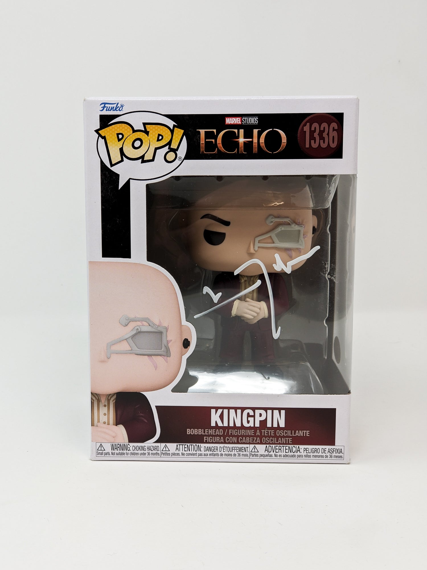 Vincent D'Onofrino Marvel Kingpin #1336 Signed Funko Pop JSA Certified Autograph