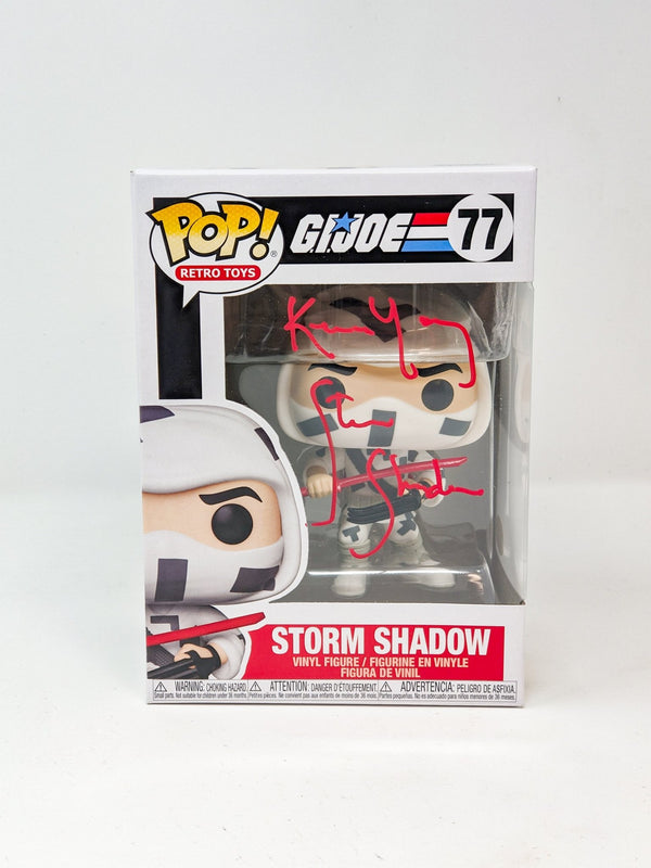 Keone Young GI Joe Storm Shadow #77 Signed Funko Pop JSA Certified Autograph