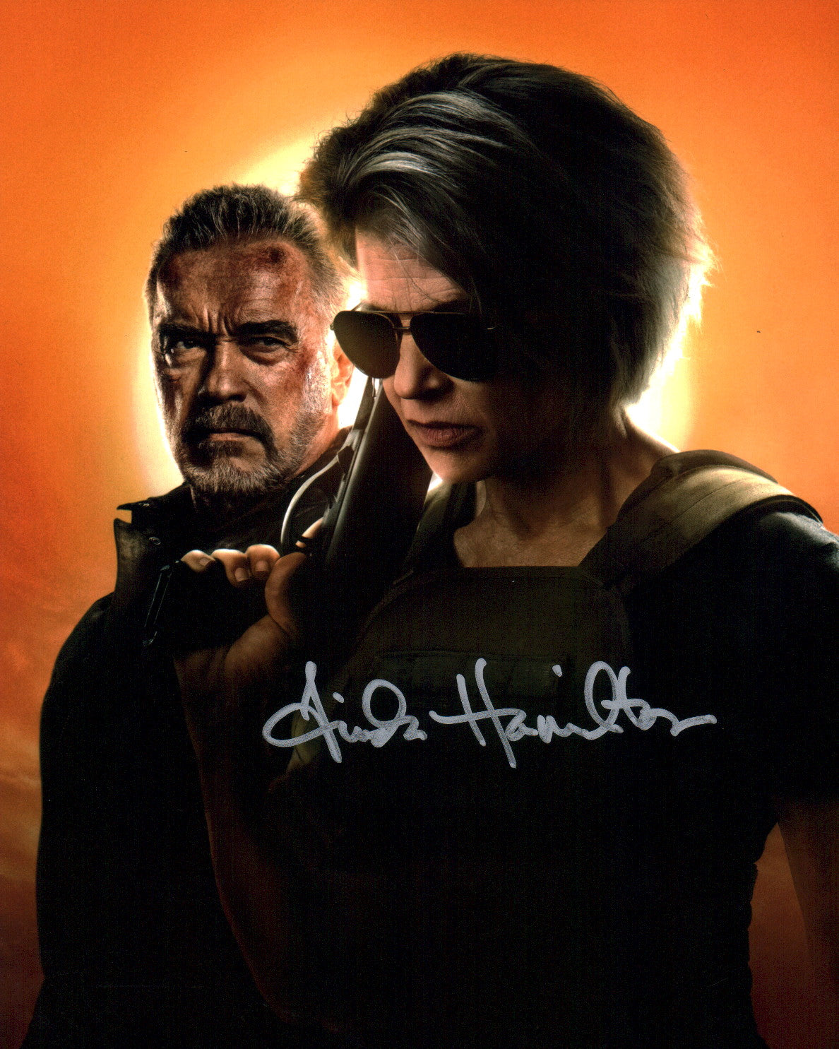 Linda Hamilton Terminator 8x10 Photo Signed JSA Certified Autograph