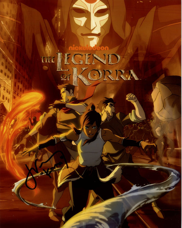 Janet Varney Legend of Korra 8x10 Signed Photo JSA Certified Autograph