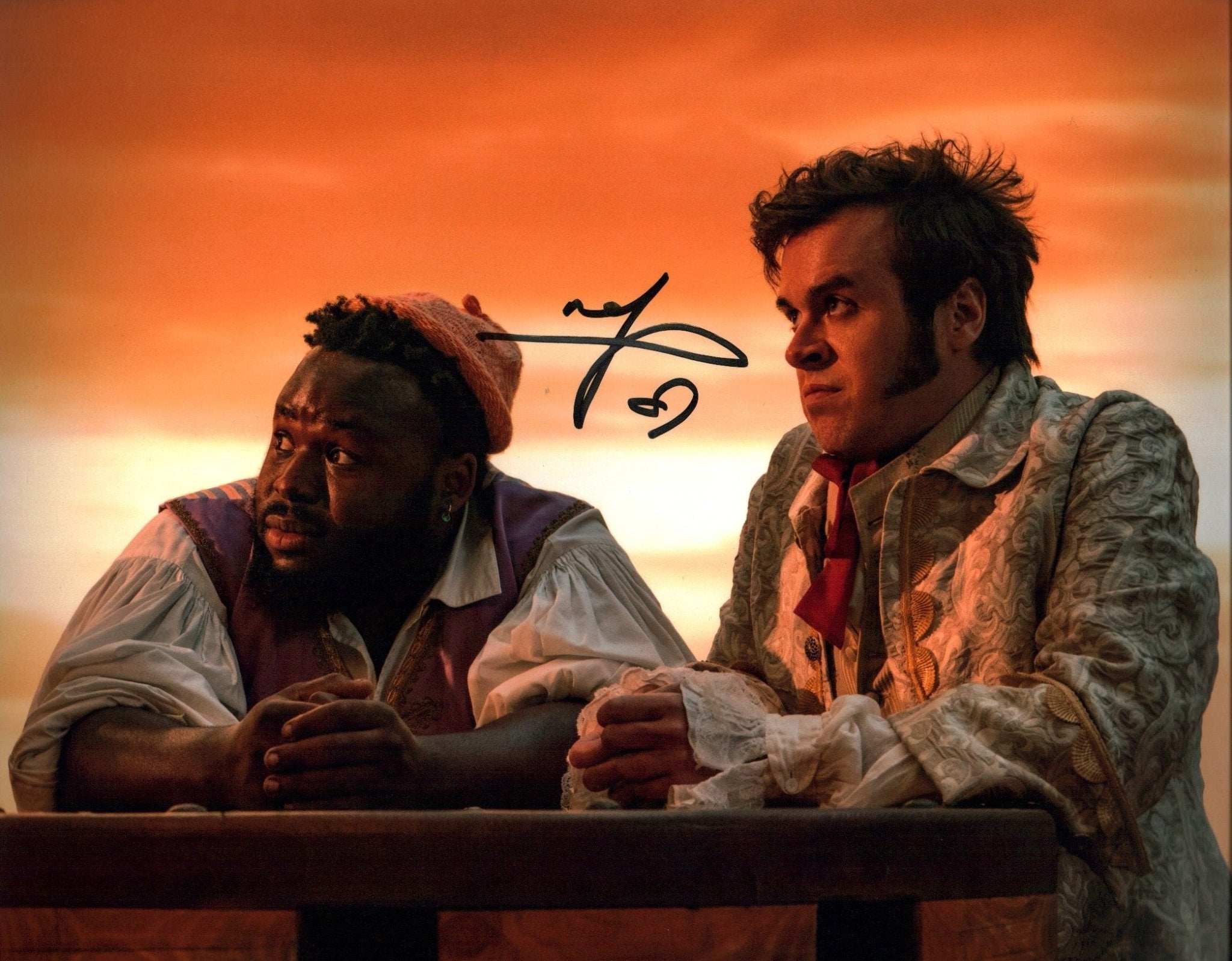 Nathan Foad Our Flag Means Death 11x14 Signed Photo Poster JSA Certified Autograph
