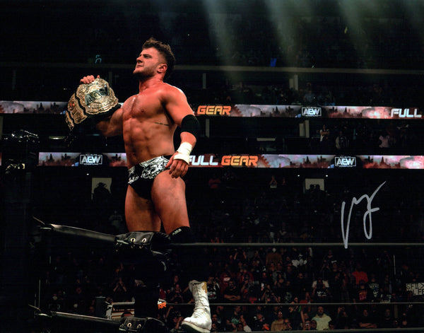 MJF AEW Wrestling 11x14 Signed Photo Poster JSA Certified Autograph