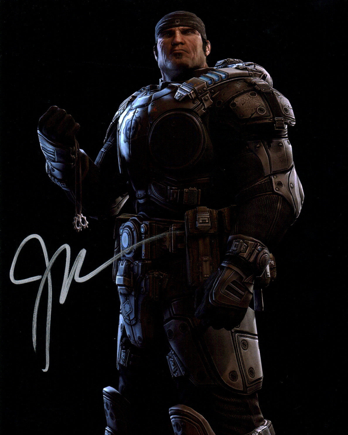 John DiMaggio Gears of War 8x10 Signed Photo JSA Certified Autograph