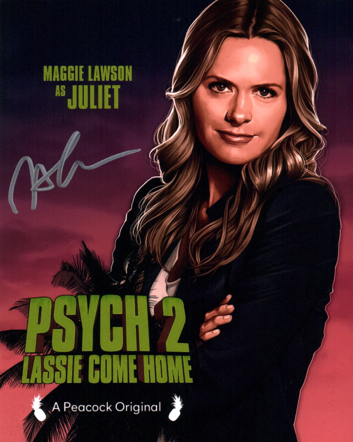 Maggie Lawson Psych 8x10 Signed Photo JSA Certified Autograph