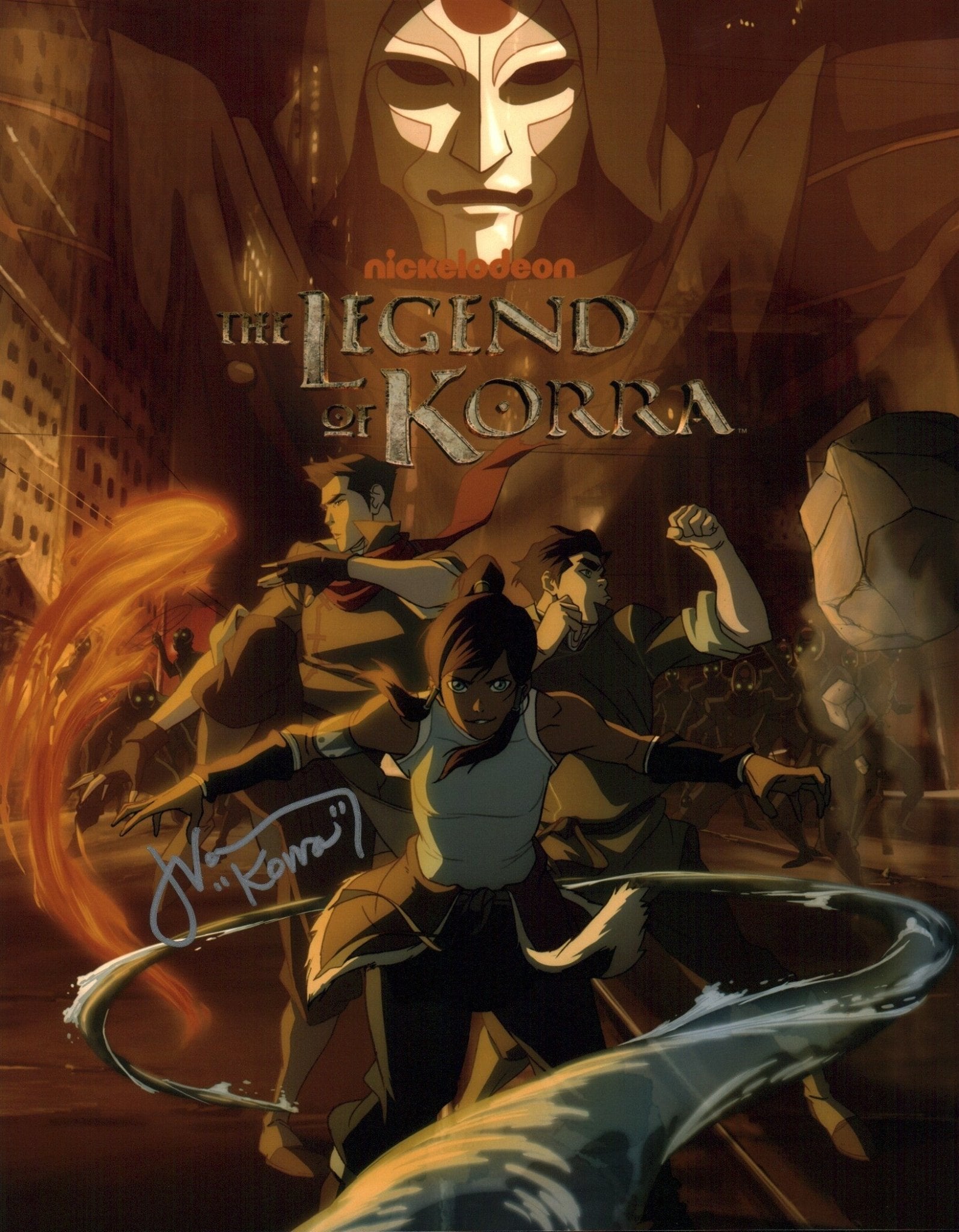 Janet Varney Legend of Korra 11x14 Signed Photo Poster JSA Certified Autograph