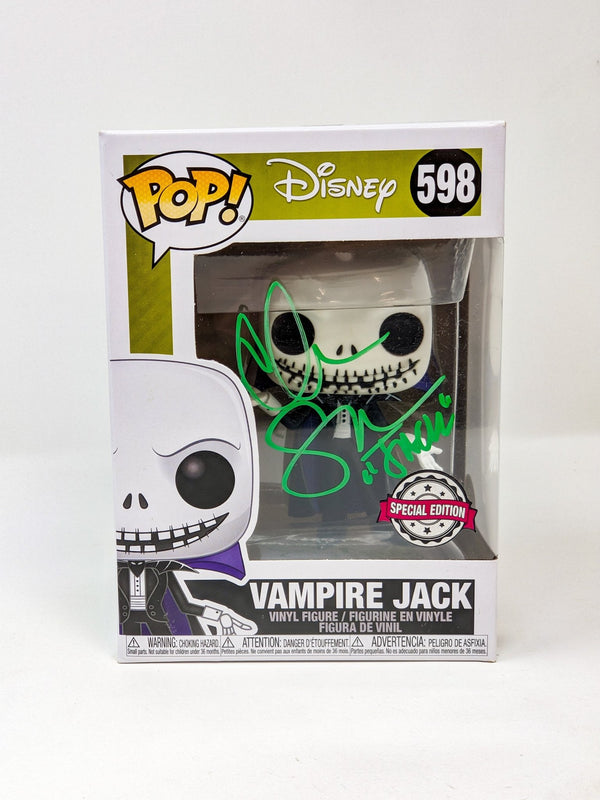 Chris Sarandon Disney Nightmare Before Christmas Vampire Jack Special Edition #598 Signed Funko Pop JSA Certified Autograph