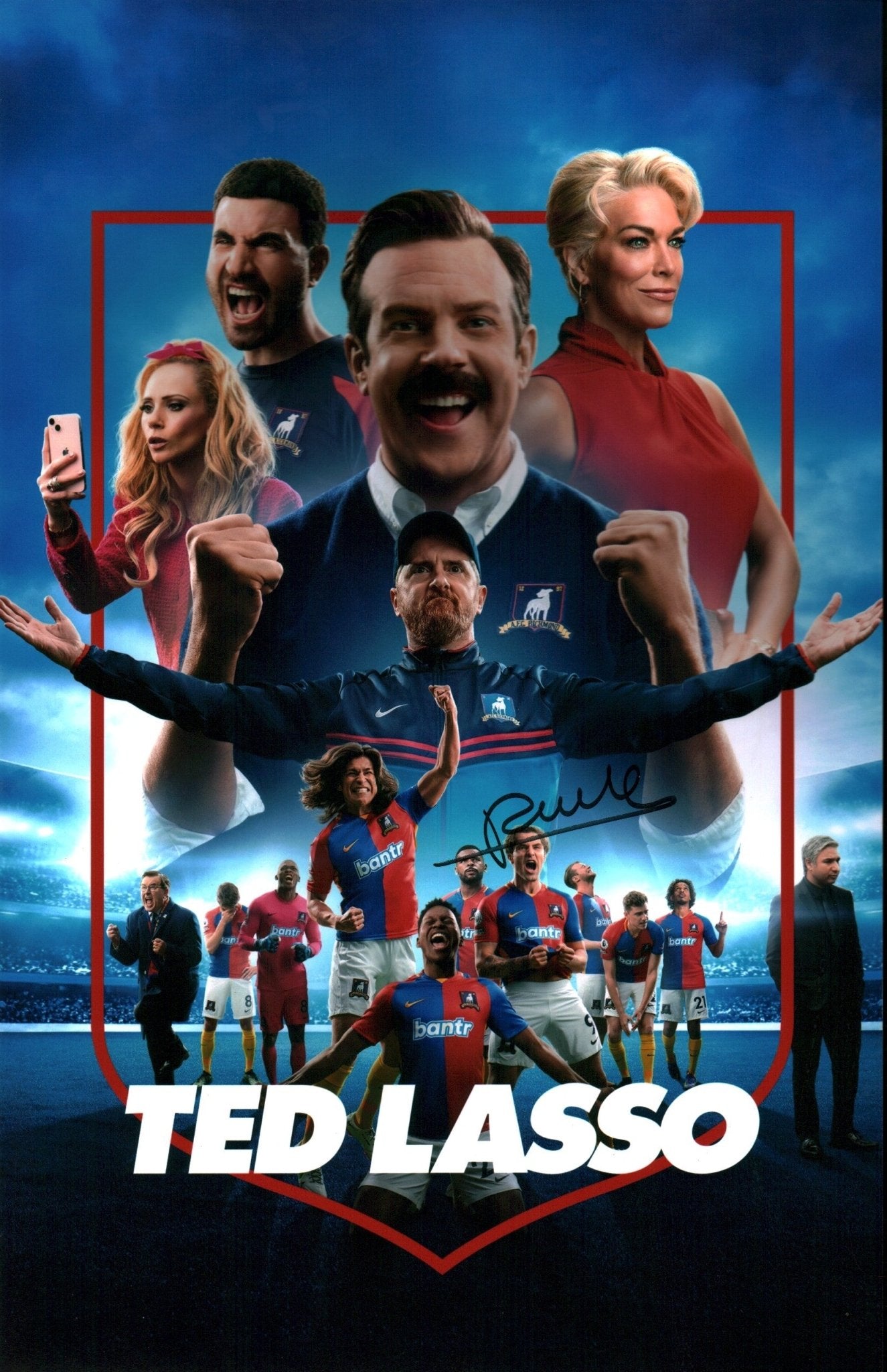 Phil Dunster Ted Lasso 11x17 Signed Photo Poster JSA Certified Autograph