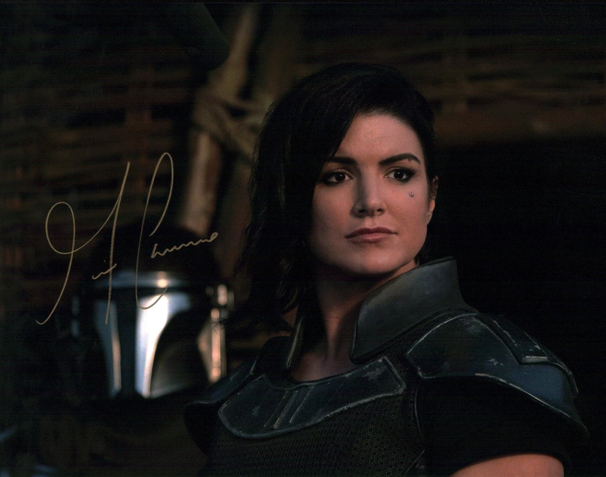 Gina Carano Star Wars The Mandalorian 11x14 Signed Photo Poster JSA Certified Autograph