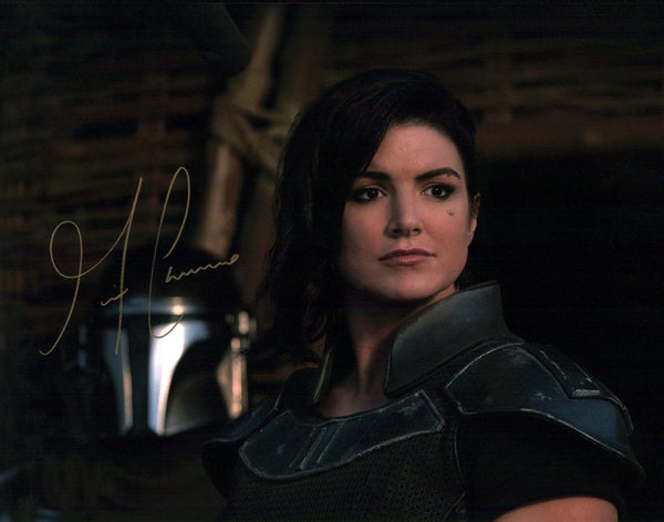 Gina Carano Star Wars The Mandalorian 11x14 Signed Photo Poster JSA Certified Autograph