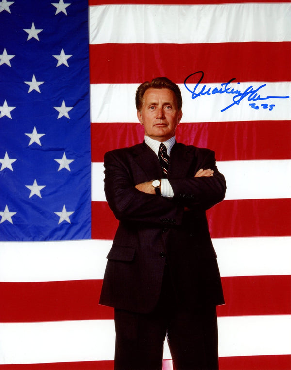 Martin Sheen The West Wing 8x10 Signed Photo JSA Certified Autograph