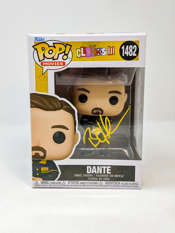 Brian O'Halloran Clerks III Dante #1482 Signed Funko Pop JSA Certified Autograph