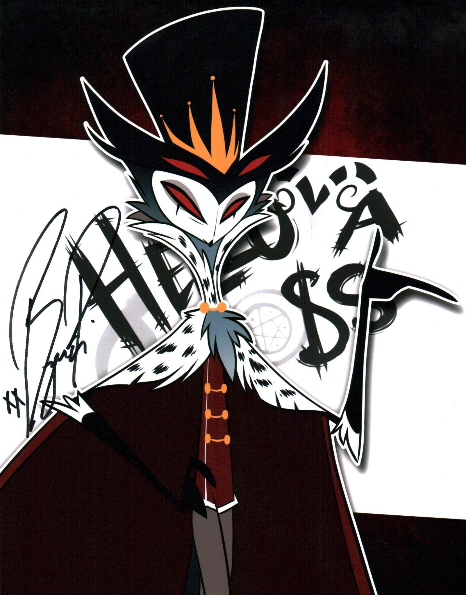 Bryce Pinkham Helluva Boss 11x14 Photo Signed JSA Certified Autograph