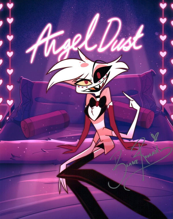 Blake Roman Hazbin Hotel 11x14 Photo Poster Signed JSA Certified Autograph
