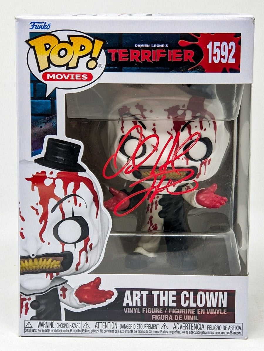 David Howard Thornton Art The Clown #1592 Signed Funko Pop JSA Certifi