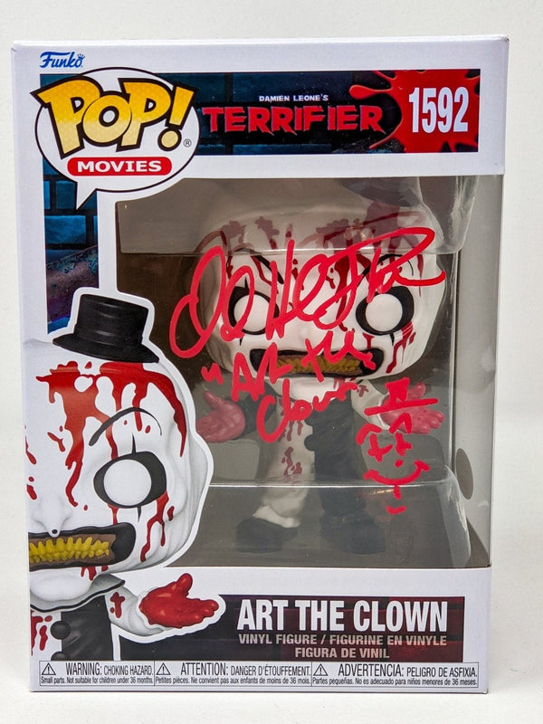 David Howard Thornton Art The Clown #1592 Signed Funko Pop JSA Certified Autograph