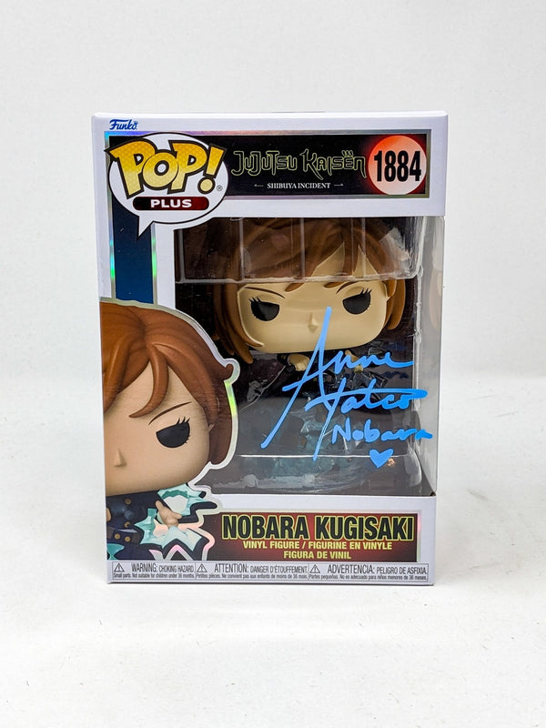 Anne Yatco Jujutsu Kaisen Nobara Kugisaki #1884 Signed Funko Pop JSA Certified Autograph