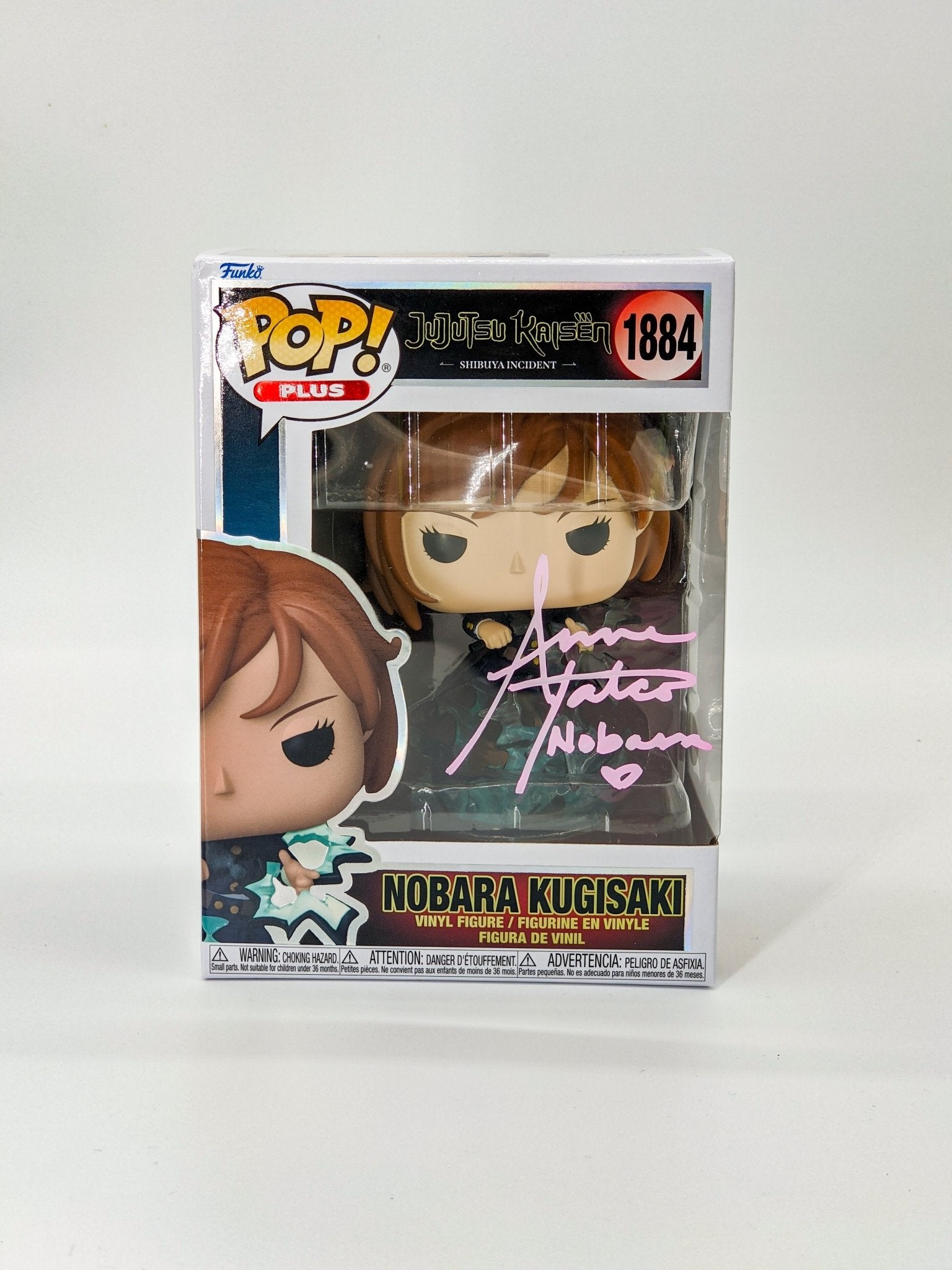 Anne Yatco Jujutsu Kaisen Nobara Kugisaki #1884 Signed Funko Pop JSA Certified Autograph