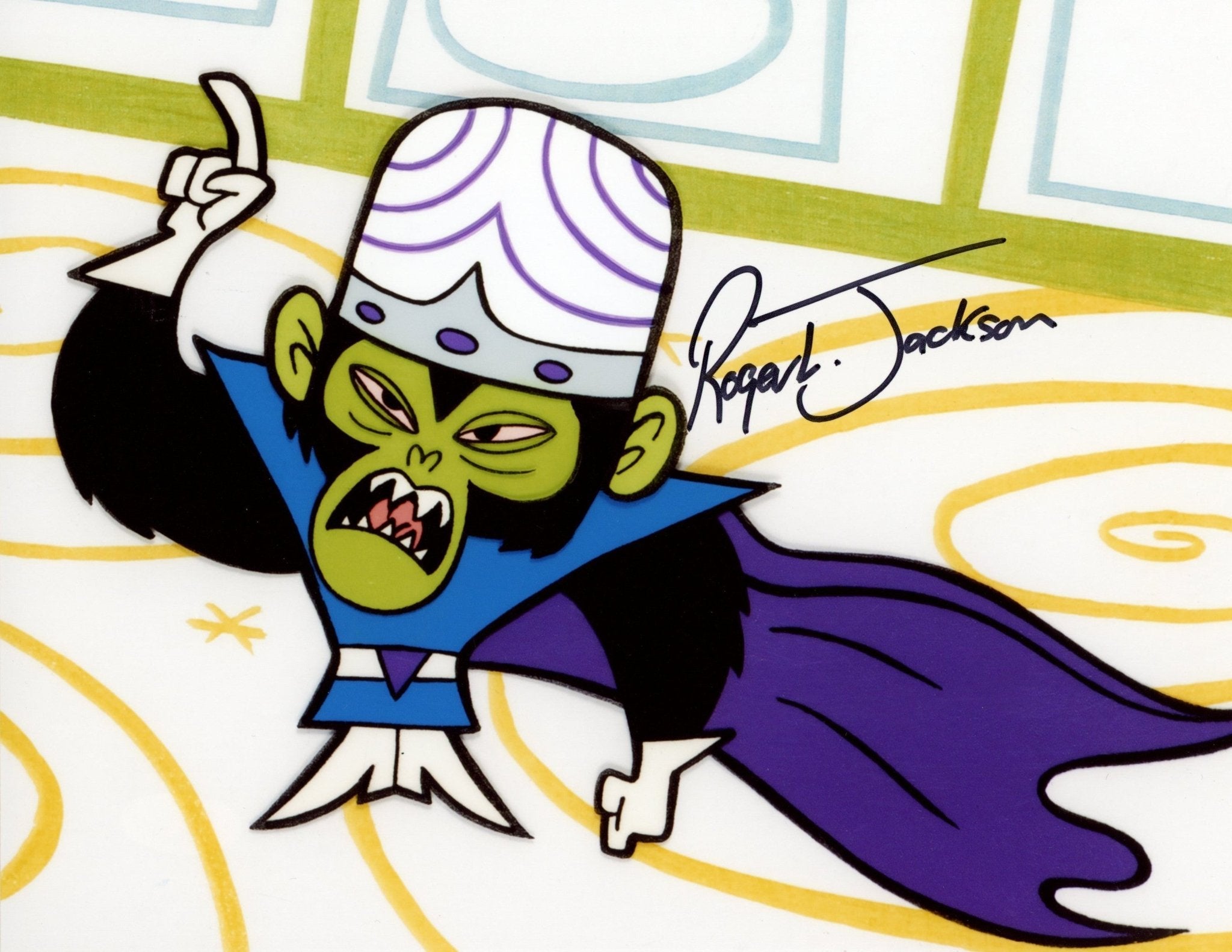 Roger L. Jackson The Powerpuff Girls 8x10 Signed Photo JSA Certified Autograph