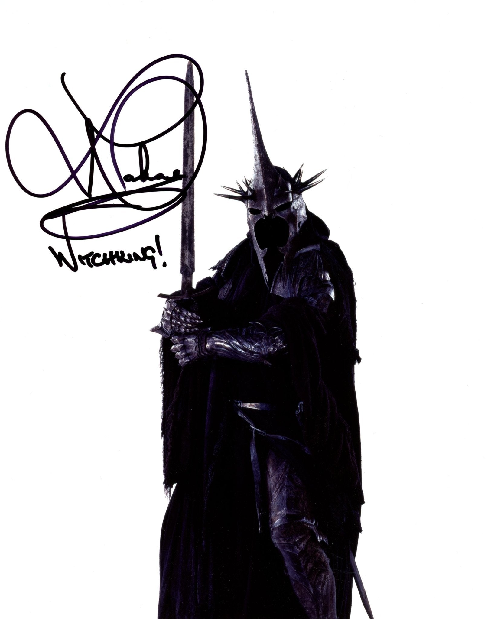 Lawrence Makoare The Lord of the Rings: The Return of the King 8x10 Signed Photo JSA Certified Autograph