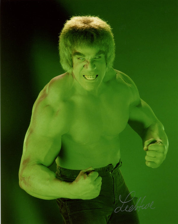 Lou Ferrigno The Incredible Hulk 8x10 Signed Photo JSA Certified Autograph