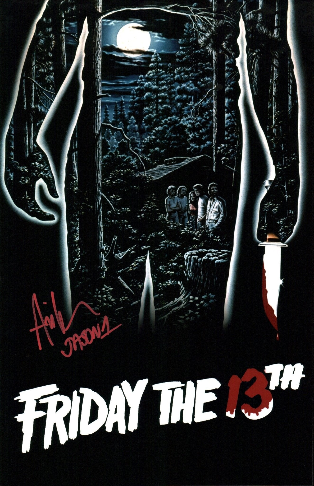 Ari Lehman Friday the 13th 11x17 Photo Poster Signed JSA Certified Autograph