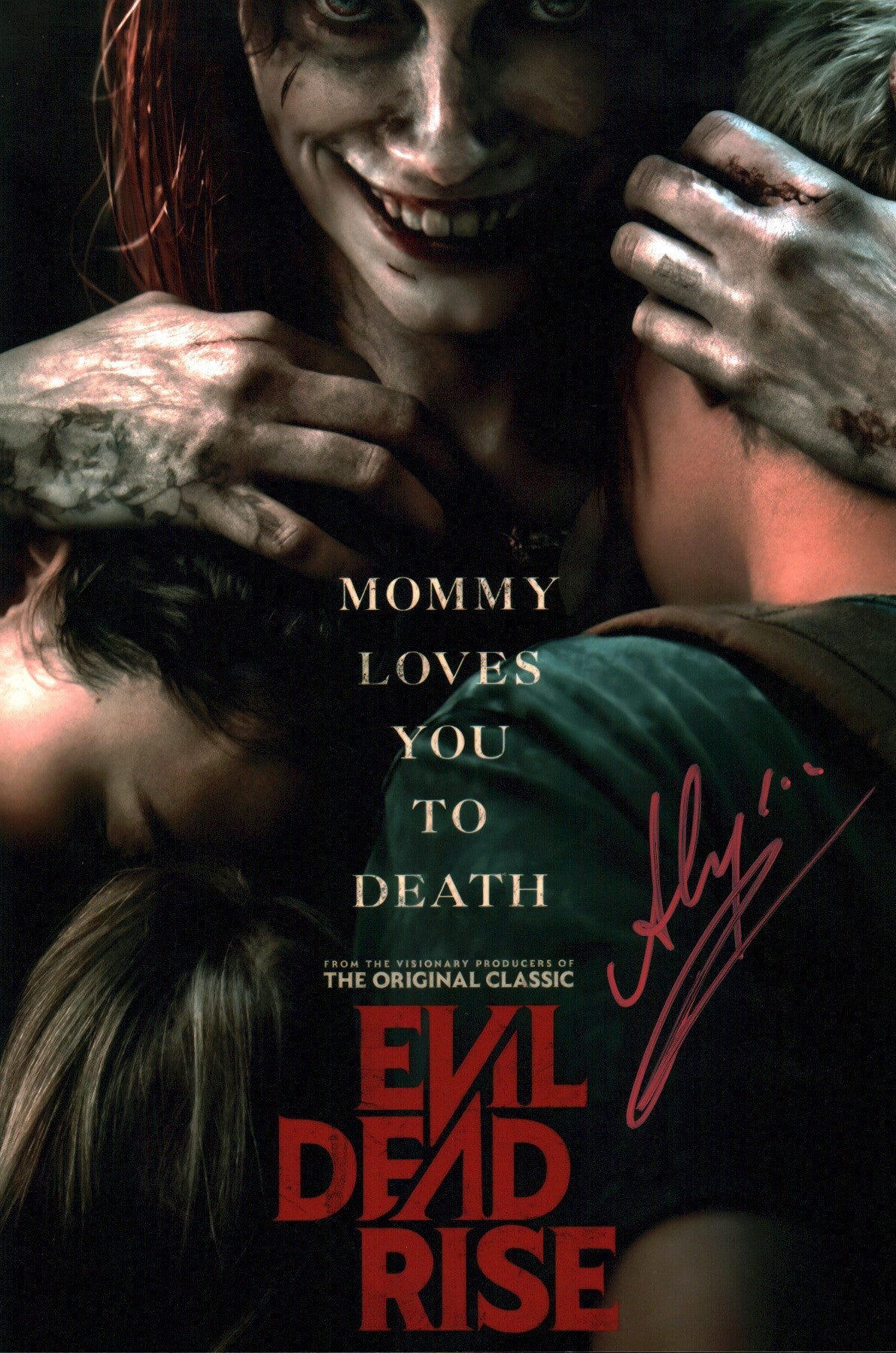 Alyssa Sutherland Evil Dead Rise 8x12 Signed Photo JSA Certified Autograph