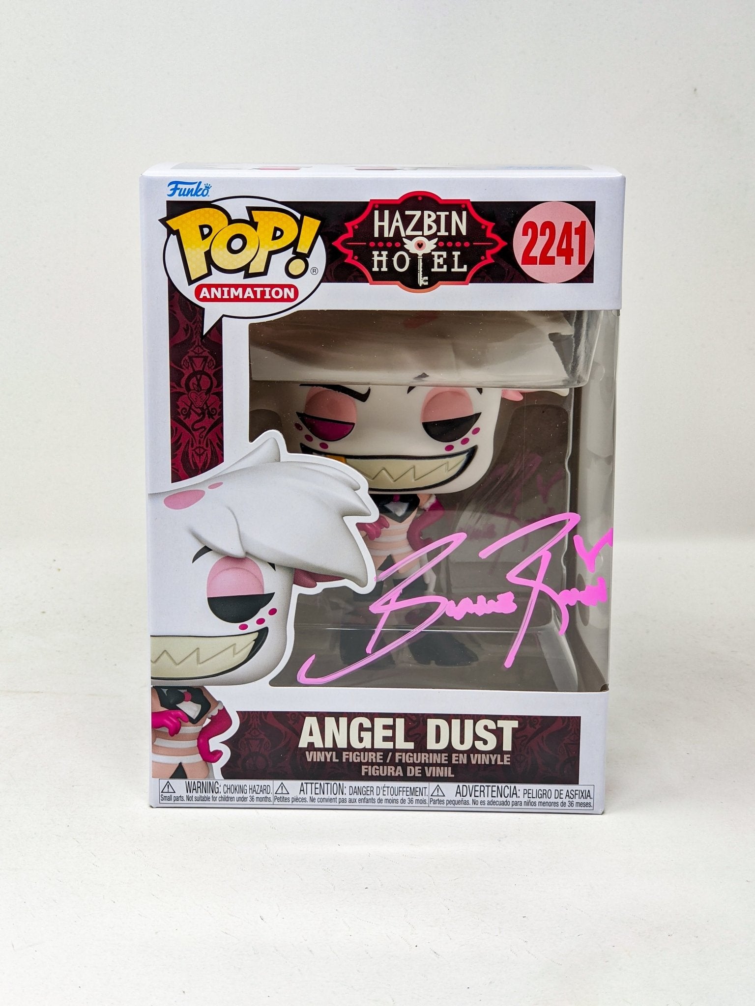 Blake Roman Angel Dust #2241 Signed Funko Pop JSA Certified Autograph
