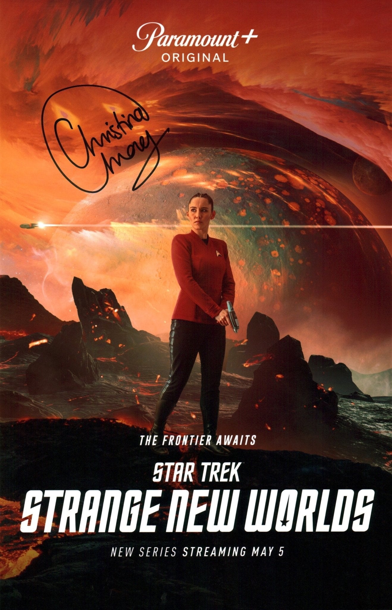Christina Chong Star Trek: Strange New Worlds 11x17 Photo Poster Signed JSA Certified Autograph