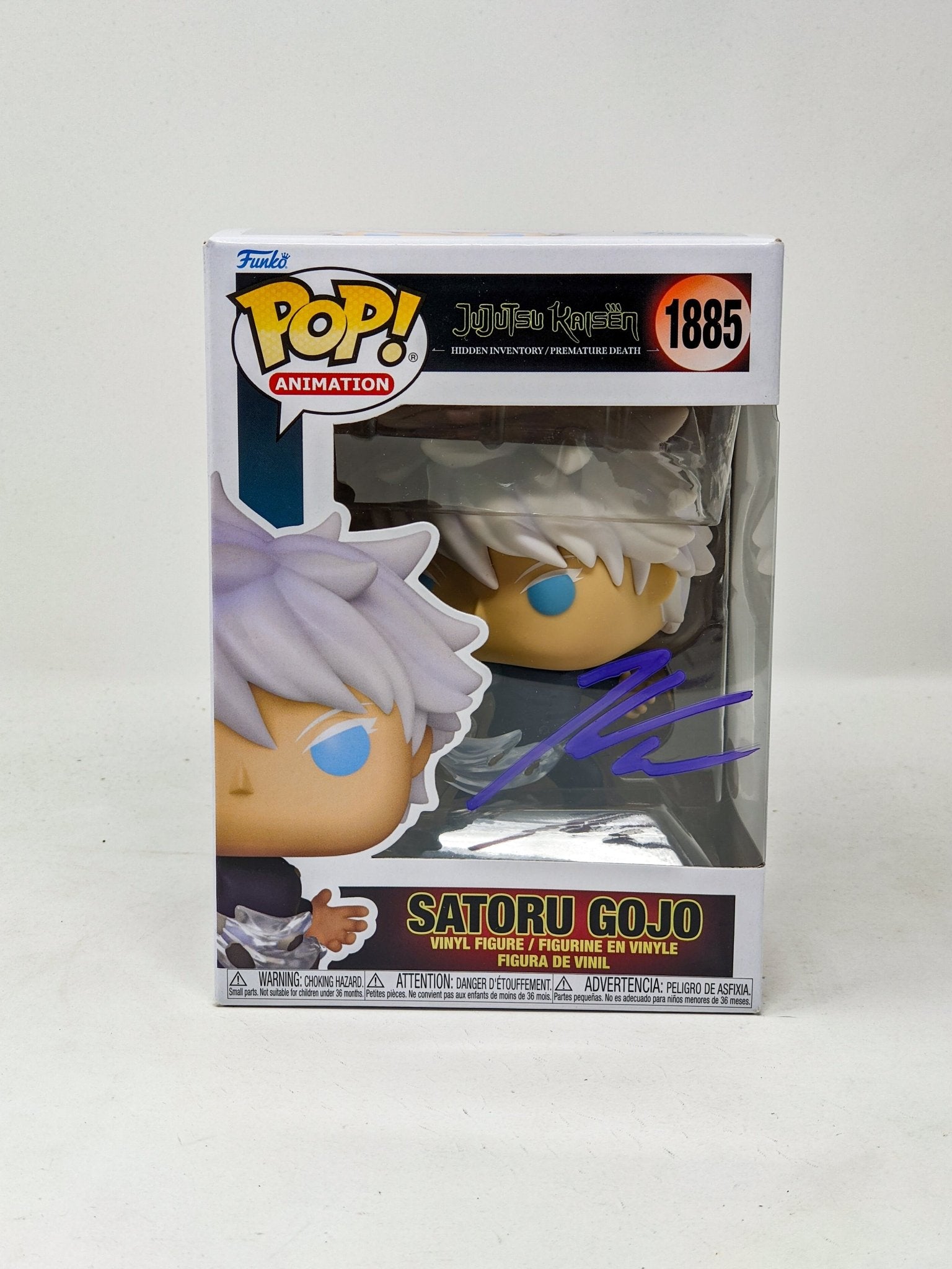 Kaiji Tang Jujutsu Kaisen Satoru Gojo #1885 Signed Funko Pop JSA Certified Autograph