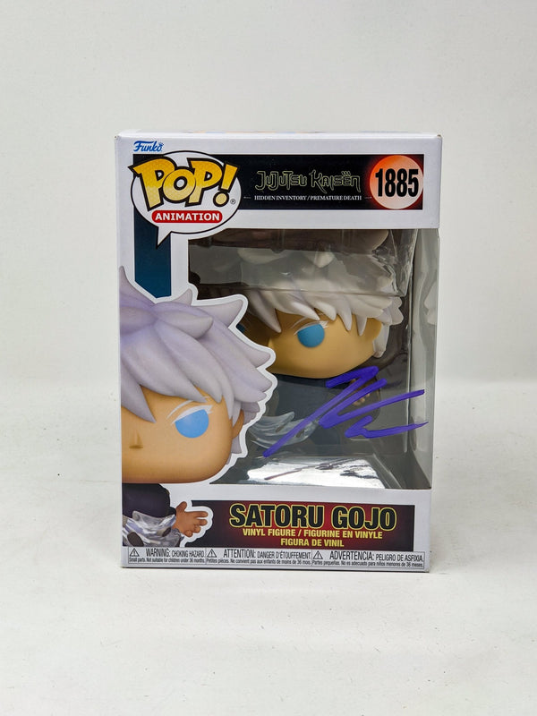 Kaiji Tang Jujutsu Kaisen Satoru Gojo #1885 Signed Funko Pop JSA Certified Autograph