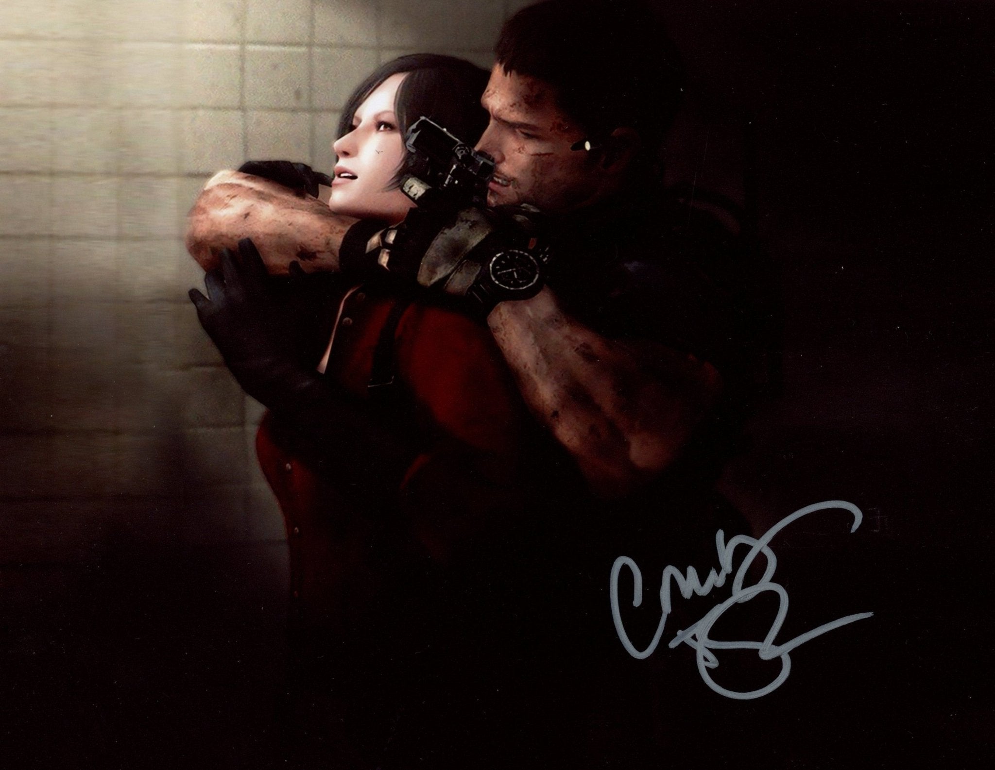 Courtenay Taylor Resident Evil 8x10 Signed Photo JSA Certified Autograph