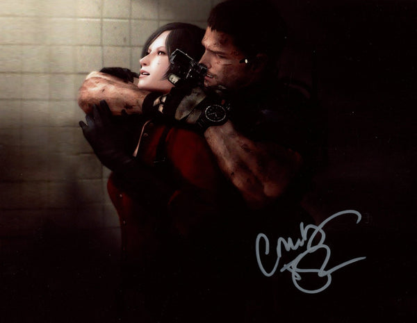 Courtenay Taylor Resident Evil 8x10 Signed Photo JSA Certified Autograph